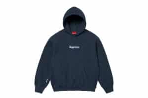 Supreme Box Logo Hooded Sweatshirt (FW25) Navy