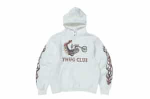 THUG-CLUB-Dragon-Chopper-Hoodie-White
