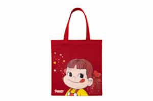 A Few Good Kids x Fujiya Peko Tote Bag Red Front View