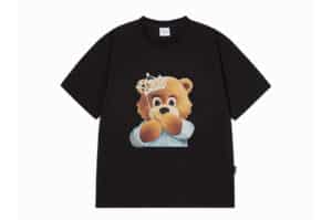 ADLV AC Bear Baby Face Tiara Tee Black
