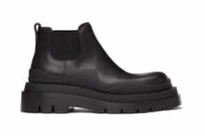 BOTTEGA VENETA 'The Tire' Chelsea Boots Black Low