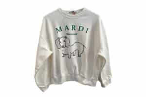 Mardi Mercredi DDANJI Ch.06 Crewneck White Green