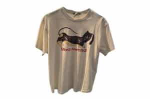 Mardi Mercredi Drawing CH DDANJI Long Side Tee Cream