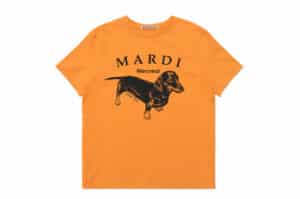 Mardi Mercredi (Exclusive) Slim Tee DDANJI Vivid Orange Front View