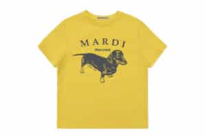 Mardi Mercredi (Exclusive) Slim Tee DDANJI Vivid Yellow Front View