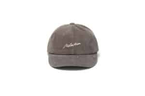 Martin Kim Cursive Star Embroidery Ball Cap Dark Grey HT039
