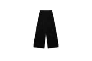 Matin Kim Corduroy Tuck Point Wide Pants Black PT058