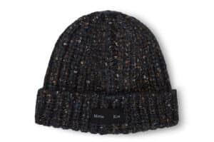 Matin Kim Mixed Yarn Beanie Navy HT044