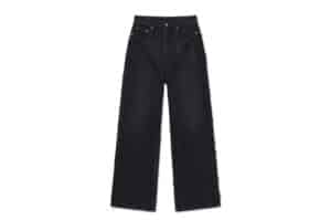 Matin Kim Western Straight-Fit Denim Pants Black DN040