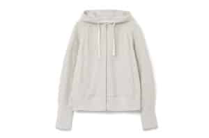 Millo Archive Bound Zip Up Hoodie Melange Gray