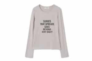 Millo Archive Typography Long sleeve Tee Gray