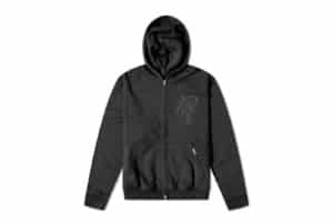 Represent Cherub Initial Zip Hoodie Jet Black