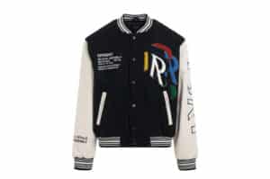 Represent Initial Varsity Jacket Black