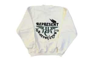 Represent Racing Club Sweater Flat White