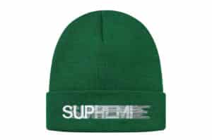Supreme Motion Logo Beanie Green