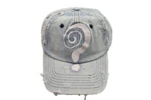 Vulcan Question Mark Ball Damaged Cap Light Blue #055