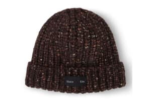 Matin Kim Mixed Yarn Beanie Burgundy HT044