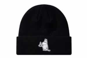 A Few Good Kids Moomin Basic Embroidered Beanie Black