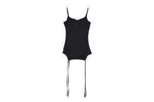 CERRIC 25FW Drop Strap Sleeveless Black