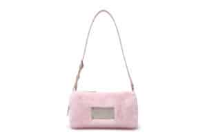 Matin Kim Soft Fur Mini Shoulder Bag Pink BG101