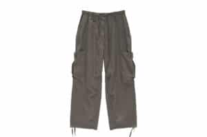 Matin Kim Soft Washed Cargo Pants Khaki Brown PT049