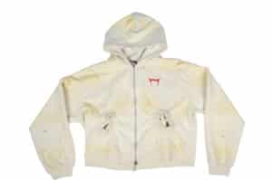 PANQ 26SS Washed Gradient Suit Hoodie White