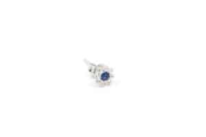 Pacret Studio Desert Star Blue Sapphire Silver Earring