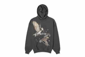 Represent Birds Of Prey Hoodie Off Black