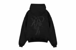 Represent Cherub Initial Hoodie Jet Black back