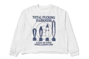 SONGAADON Gang of Four Washed Long Sleeve Tee White