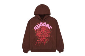 Sp5der OG Web Hoodie Brown