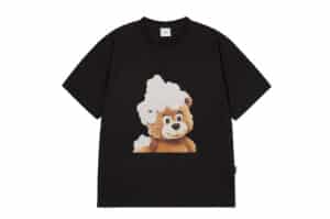 ADLV AC Bear Baby Face Bubble Tee Black