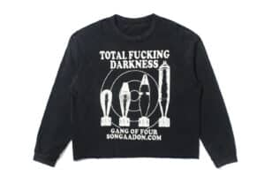 SONGAADON Gang of Four Washed Long Sleeve Tee Black