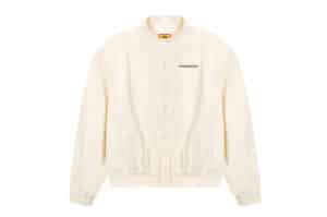 A Few Good Kids Logo Zip Coach Jacket White