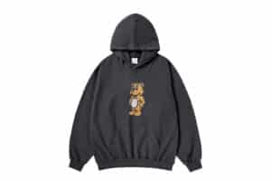 ADLV Block AC Bear Hoodie Charcoal