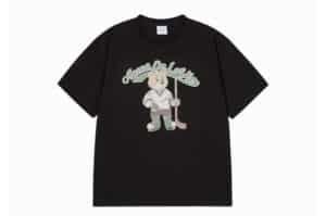 ADLV Vintage Mascot AC Bear Short Sleeve Tee Black