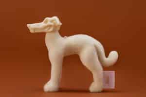 AWHITE Greyhound Mini Plush White AWD016