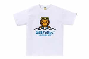 BAPE ABC Camo Baby Milo Float Summer Tee White