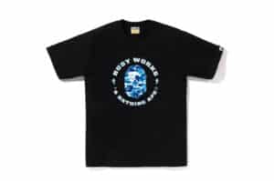 BAPE ABC Camo Busy Works Sta Tee Black/Blue