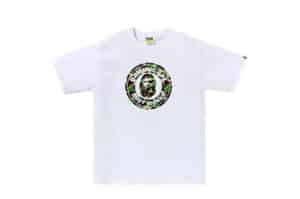 BAPE ABC Camo Busy Works Sta Tee White/Green