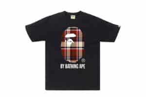 BAPE Check By Bathing Ape Tee (FW25) Black