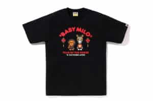 BAPE Year Of The Horse Baby Milo Tee Black