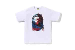 BAPE Vampire Castle Ape Head Tee White