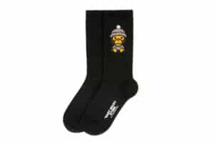 BAPE Winter Baby Milo Socks Black