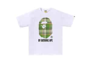 Bape Check By Bathing Ape T-Shirt White/Green