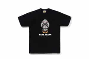 Bape Milo Tiger Camo Osaka Ape Head Tee Black
