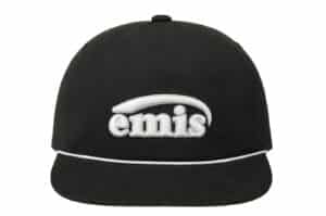 Emis New Logo Cotton Trucker Hat Black