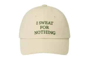 Emis Quote Ball Cap Beige
