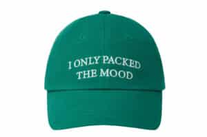 Emis Quote Ball Cap Green