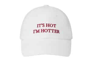 Emis Quote Ball Cap White